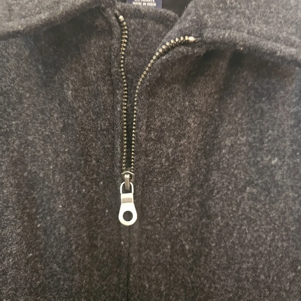 Gap Boys Kids Graohite Blazer Size‎ 10 Large Zip Up Collared Preppy